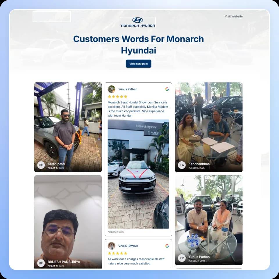 Showcase Wall of Love