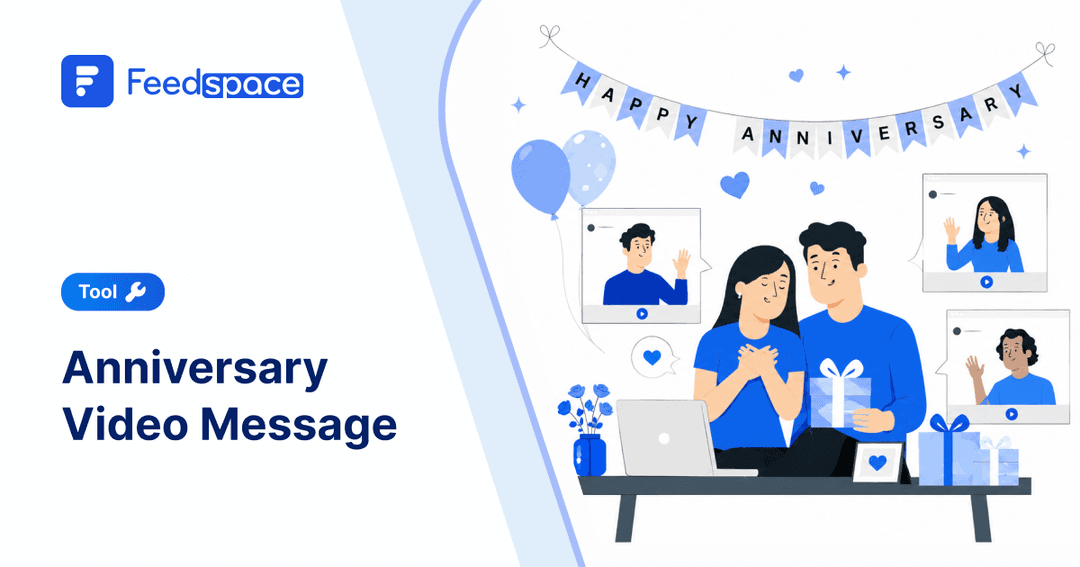 Record and send a happy anniversary video message