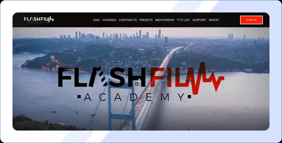FlashFilm Academy for photographers and filmmakers