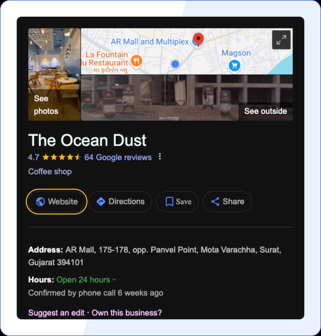 HoH feedback collection form showing multiple input options to collect feedback