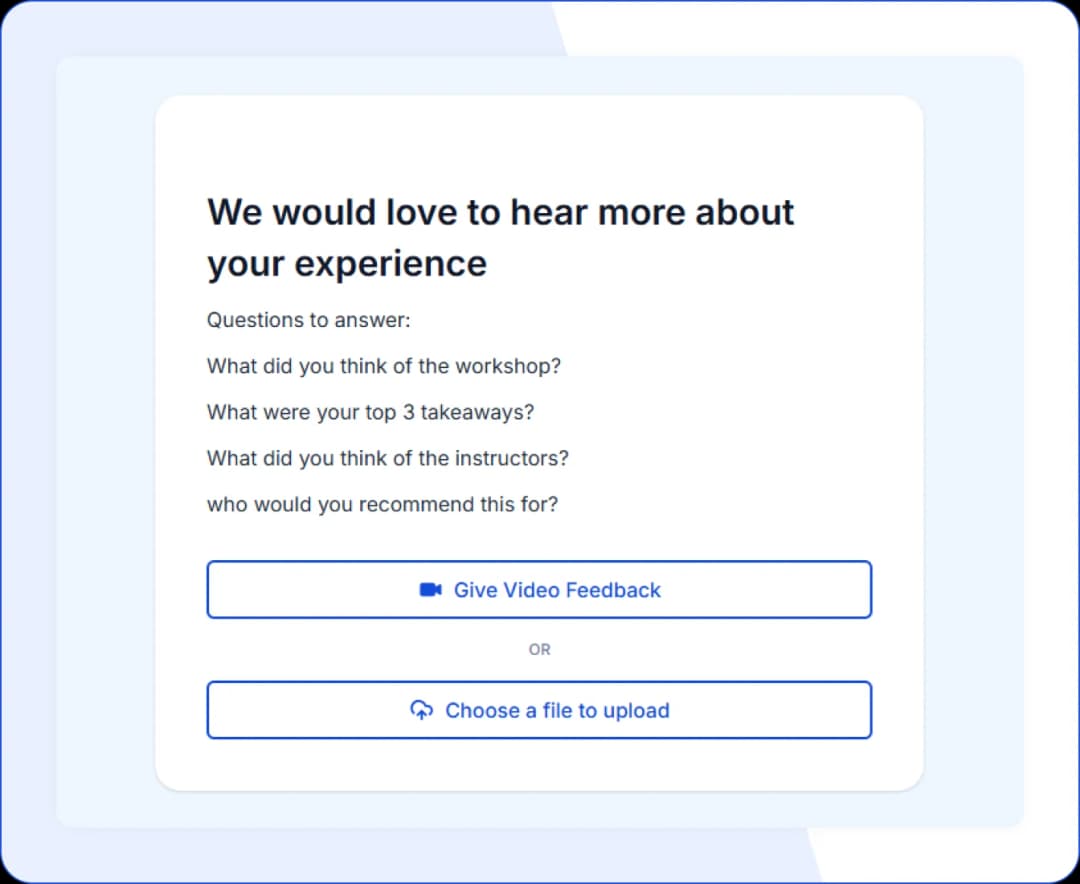Feedspace features for Vouris