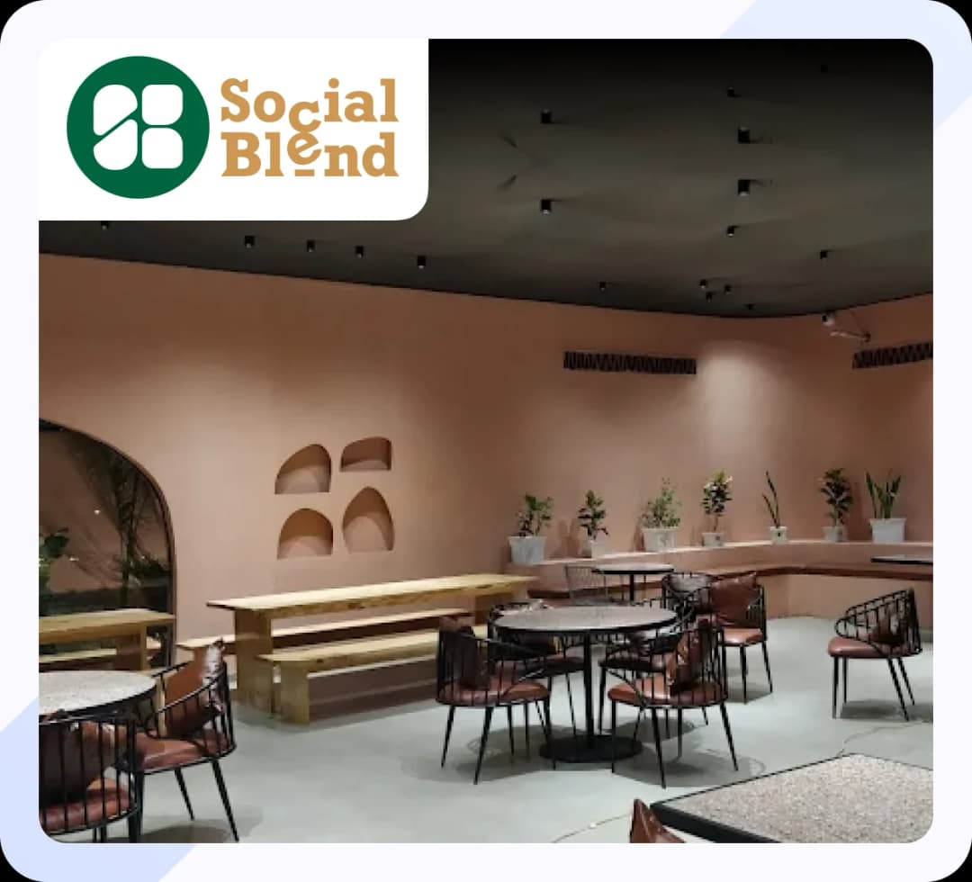 Customer testimonials collected by Social Blend Cafe using Feedspace