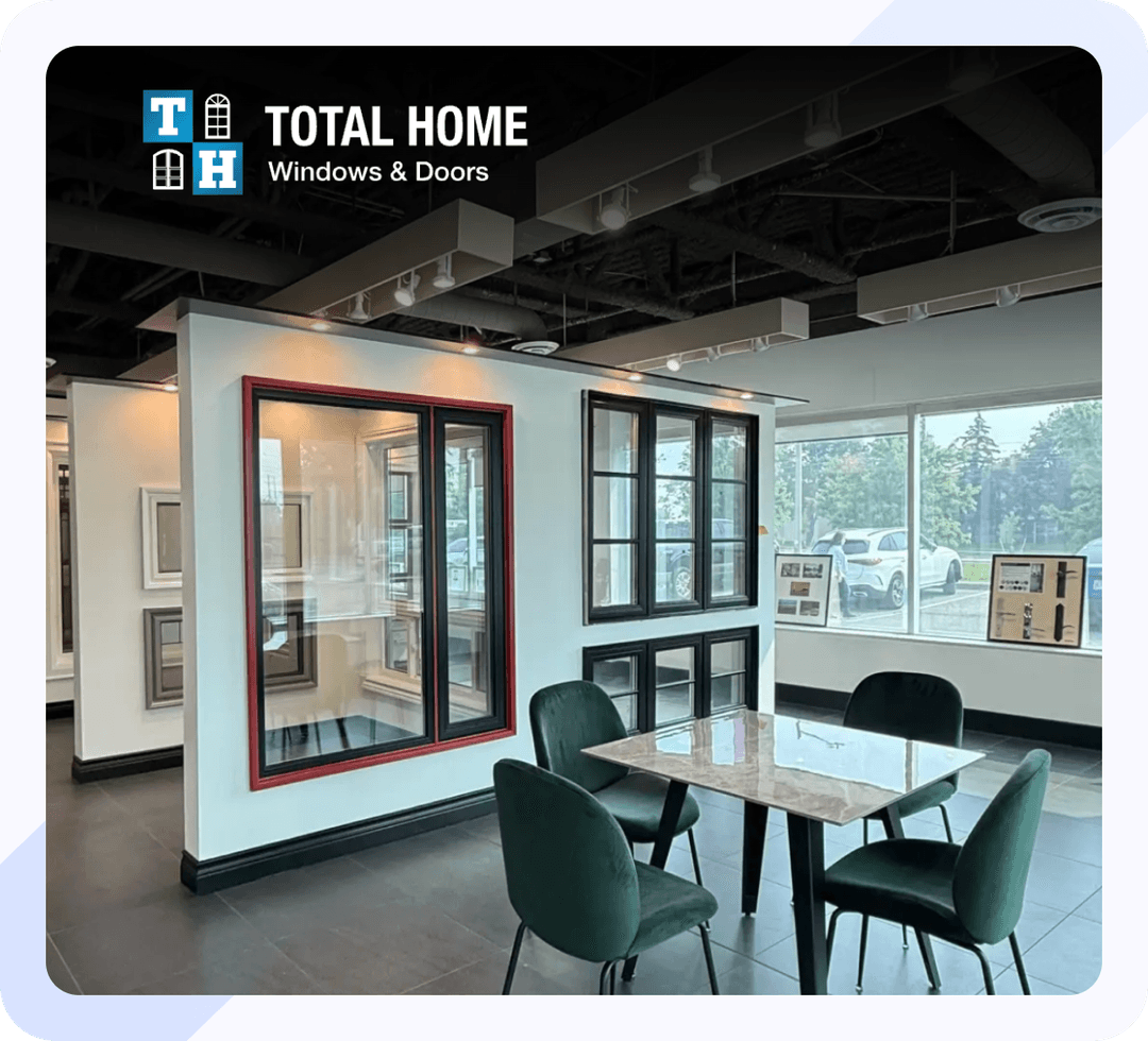 Total Home Windows and Doors showcases customer reviews with Feedspace