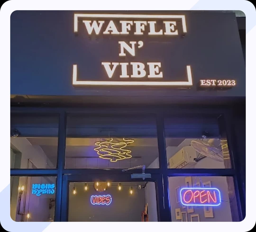 Waffle N’Vibe using Feedspace to collect and manage customer reviews