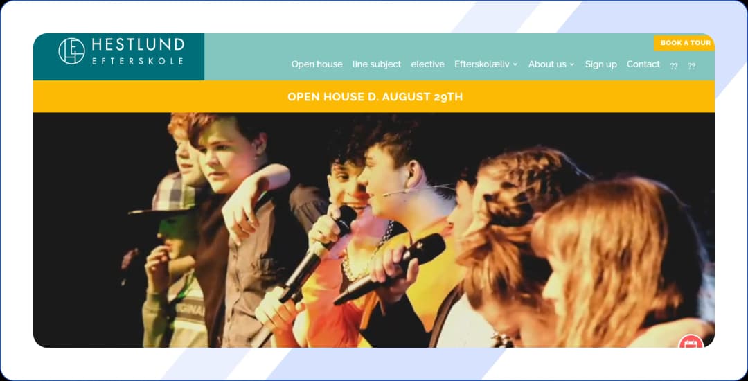 A school collecting feedback from students