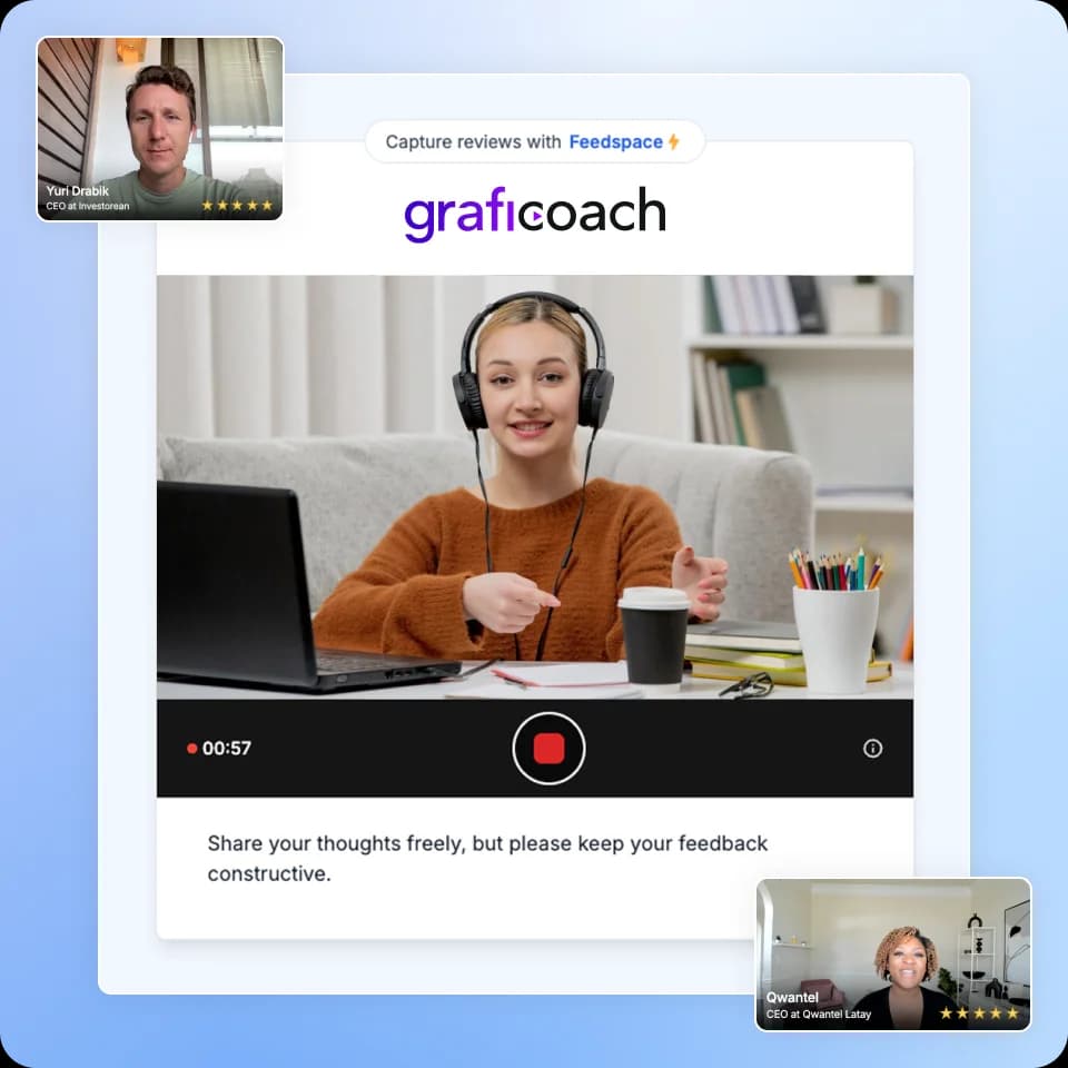 Showcase Video Testimonials with Feedspace