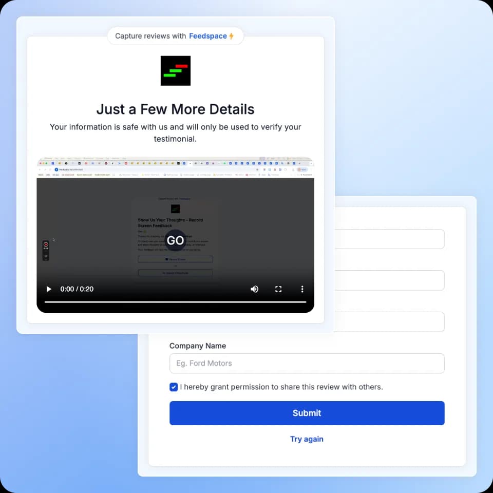Feedback Screen Recorder by  Feedspace