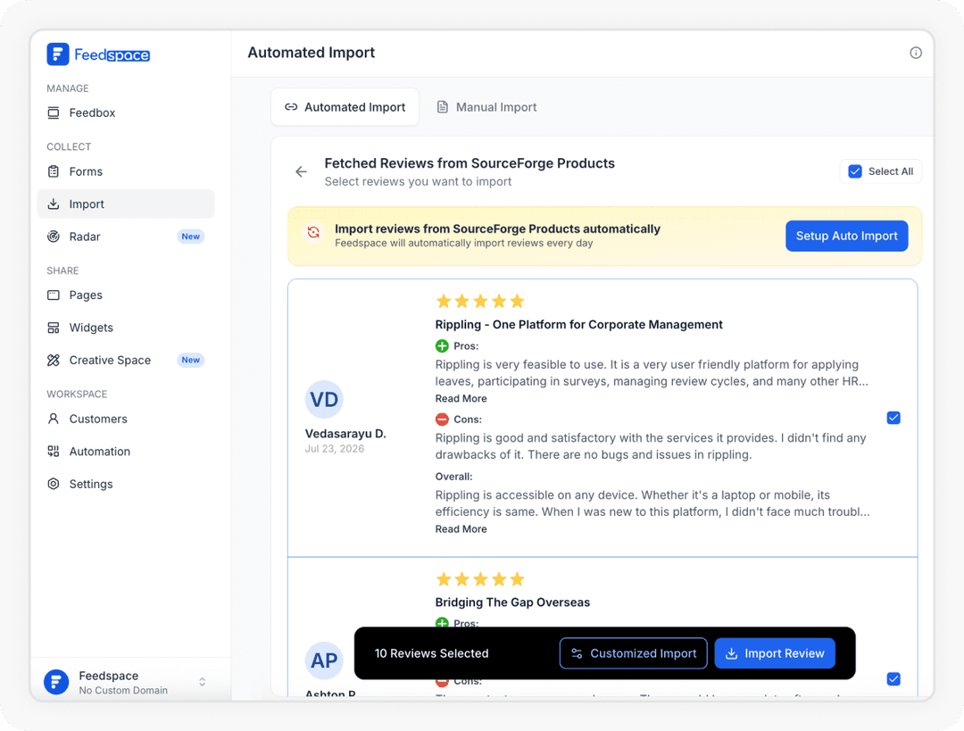 Get Reviews