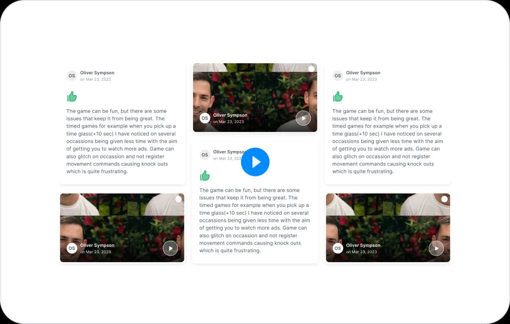 Feedspace Wall of Love testimonial page