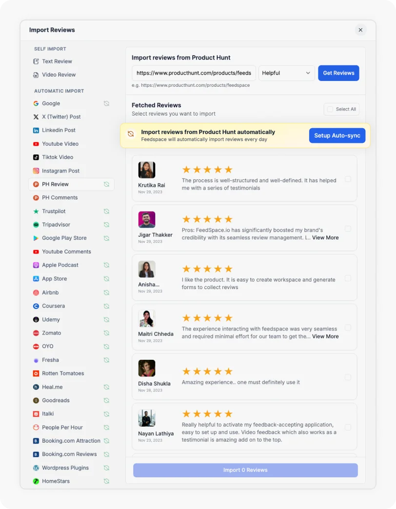 Enable Auto-Sync for the platfom