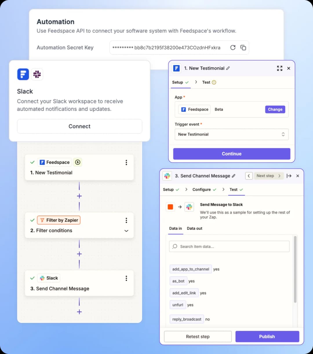 Feedspace Zapier Integration