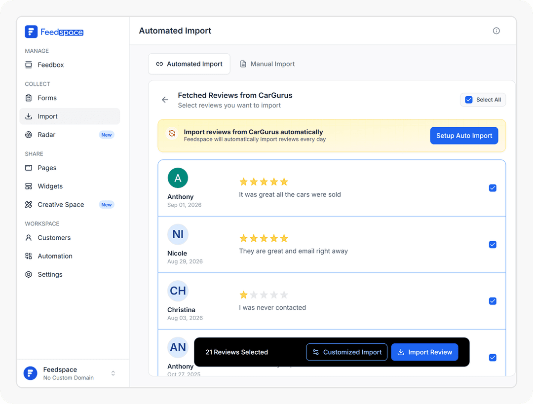 Get Reviews