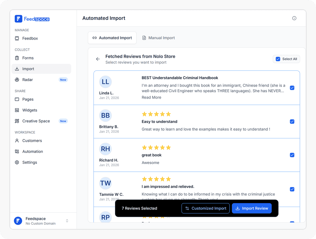 Get Reviews