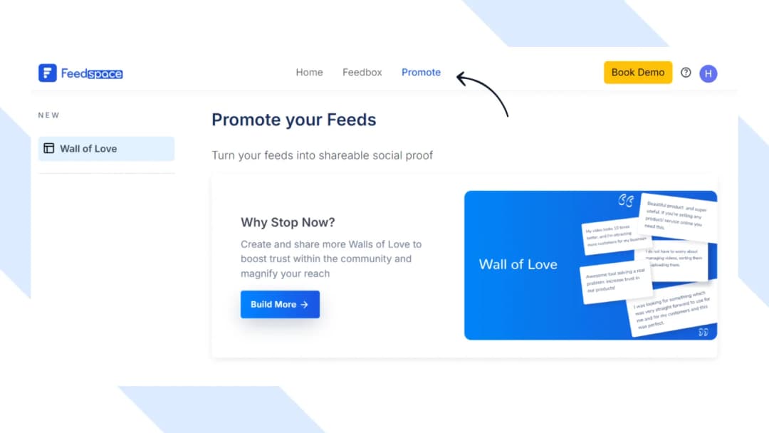 Click to promote the Wall of Love