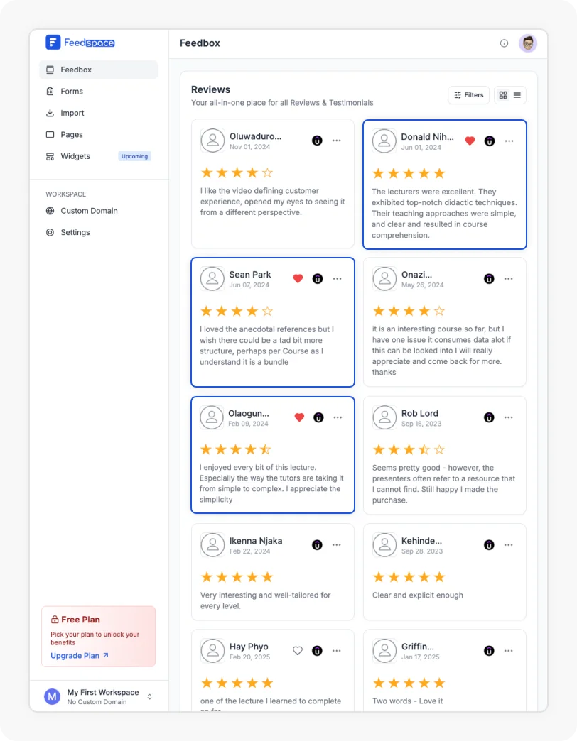 Video Testimonial service tool for collecting testimonial