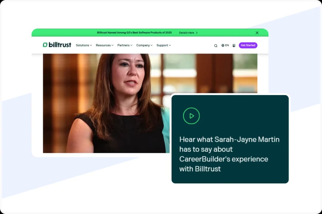 Billtrust video testimonial: CareerBuilder’s payment call reduction