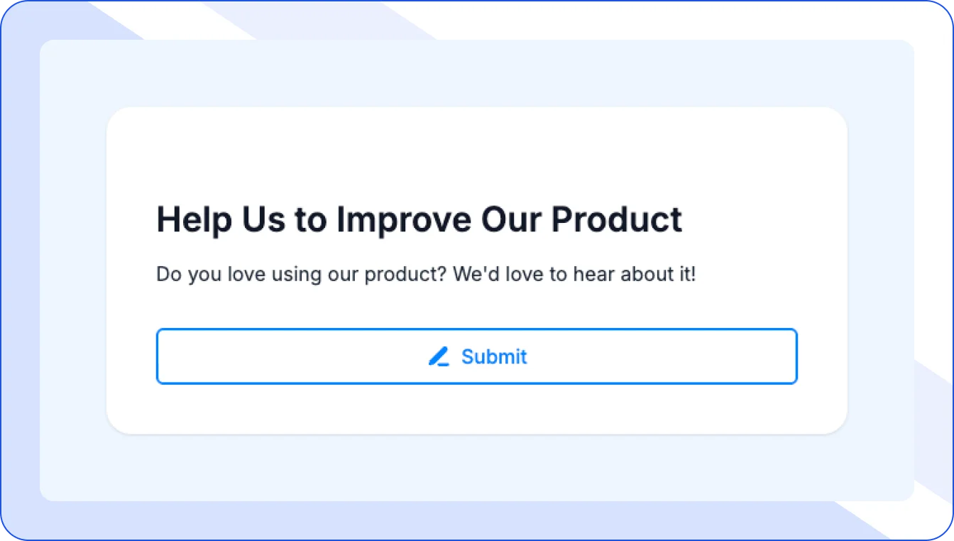 Online courses using forms to collect feedbacks