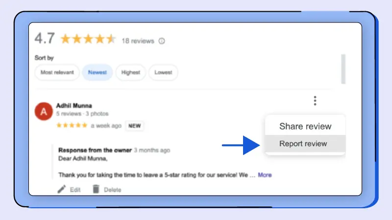 How to manage fake Google reviews