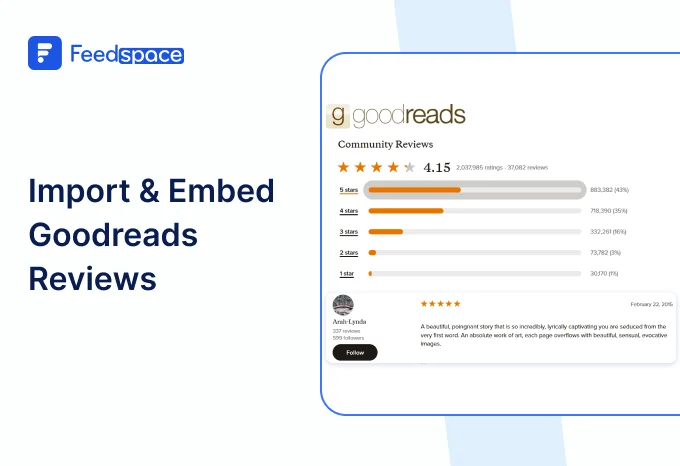 Blog: how to Import and embed Goodreads reviews
