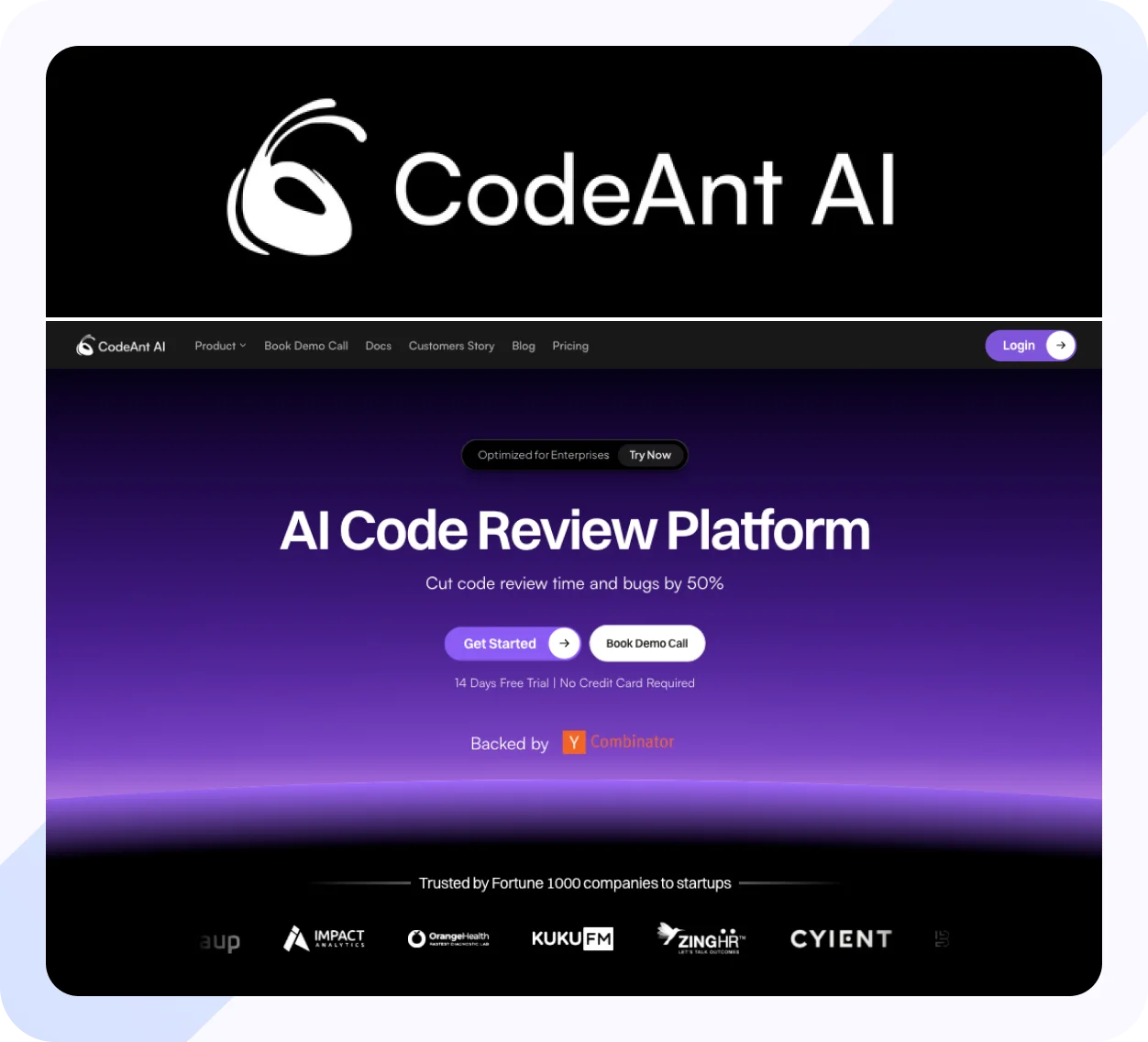 CodeAnt AI scaled trust and growth by showcasing real user testimonials with Feedspace