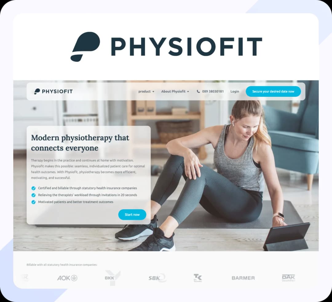 Physiofit collects testimonials
