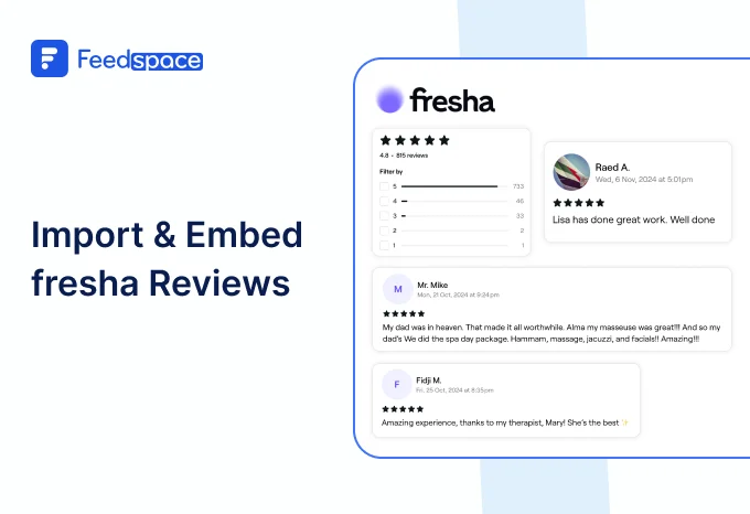 Blog: how to Import and embed Fresha Reviews