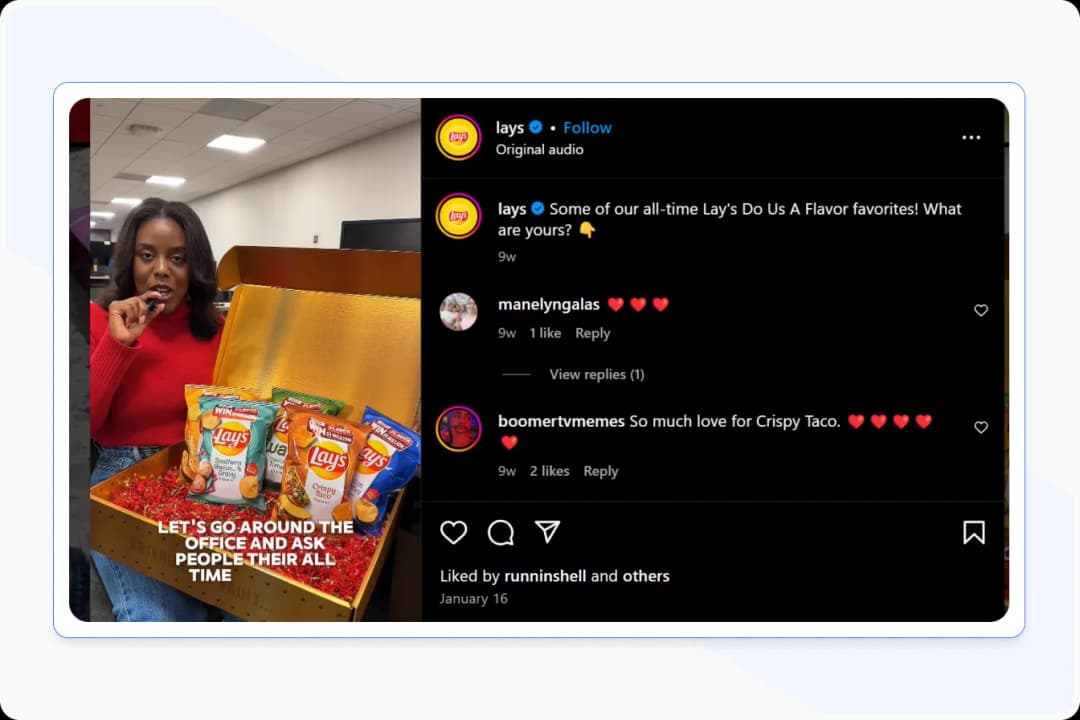 Lay's Do Us A Flavor Campaign Encouraging Consumer Participation