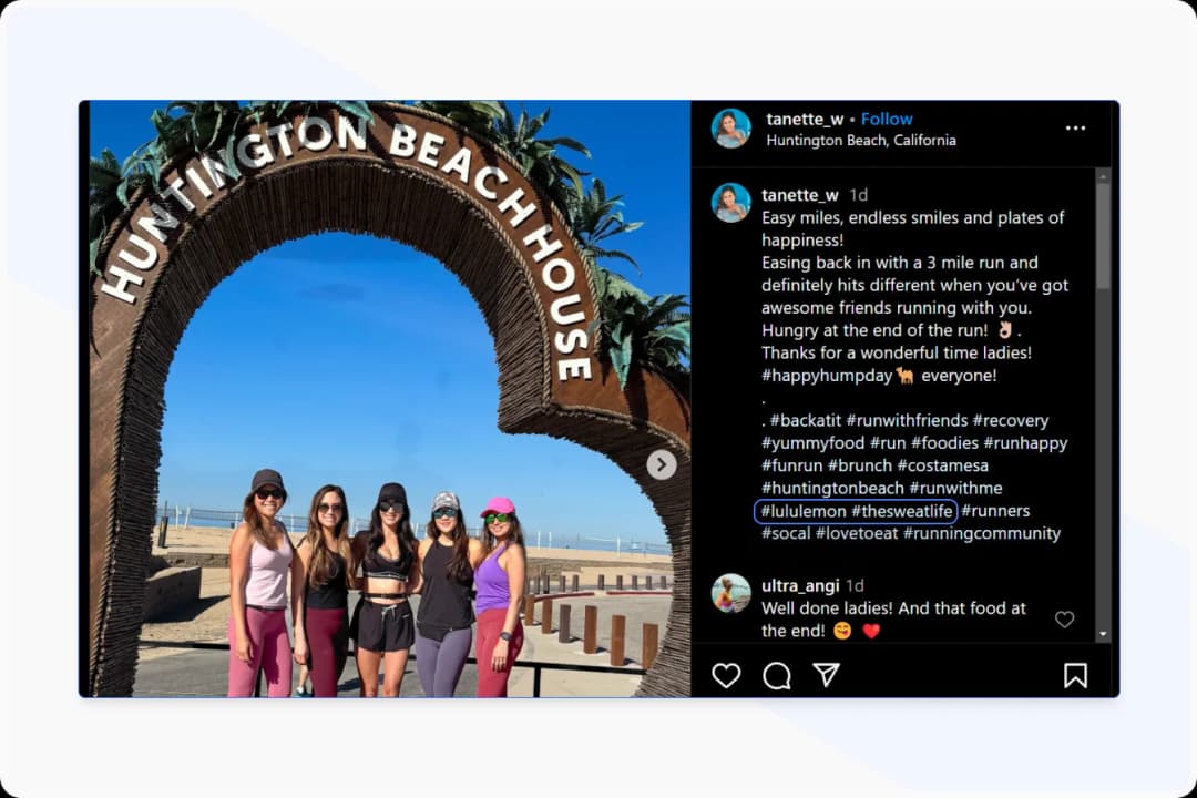 Lululemon Customers Showcasing Active Lifestyle in The Sweatlife Campaign