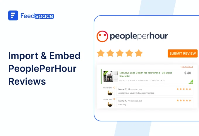 Blog: how to Import and embed PeoplePerHour Reviews