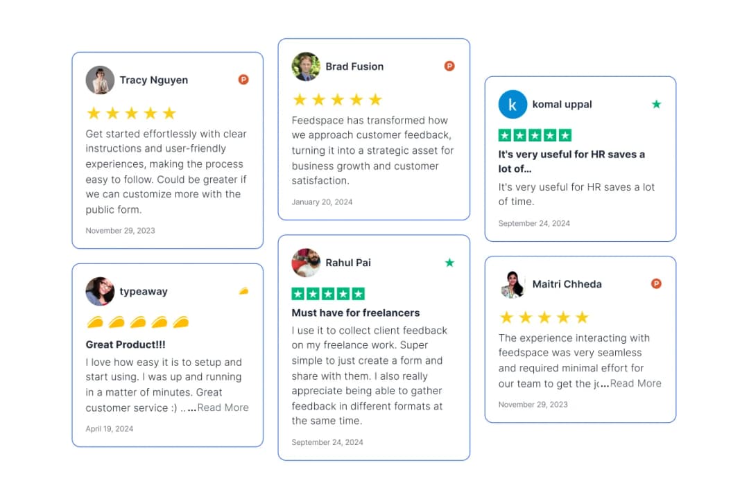 Example of positive feedback from users