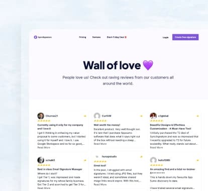 SyncSignature - Signature Generator