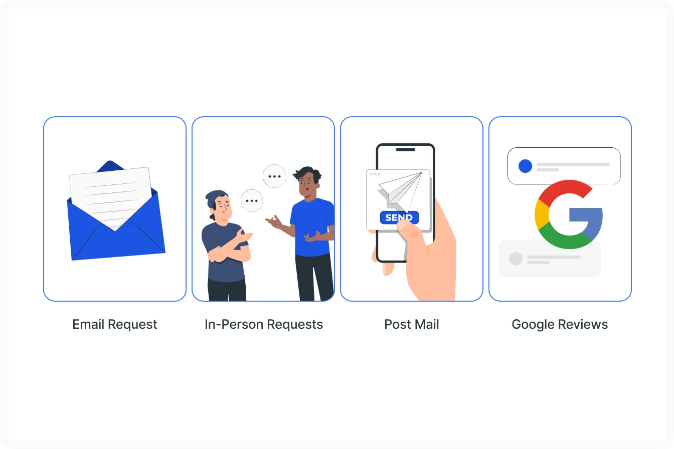 Traditional Methods for Testimonial Request