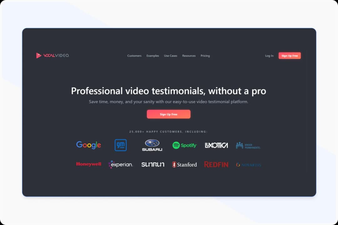 Vocal Video video marketing platform