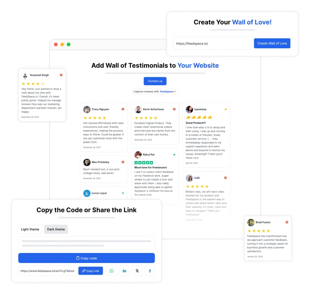 Generate Free Wall of Love