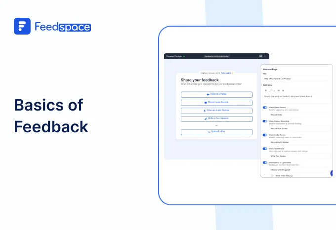 Everything about feedback