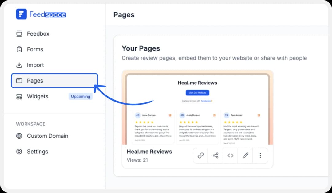 Highlighting the Promote button on the interface
