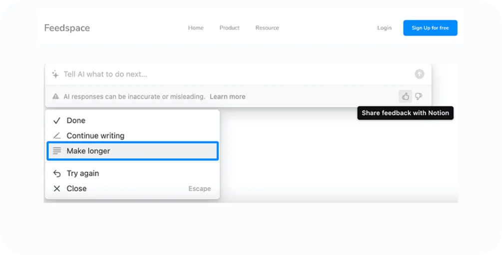 How Notion Takes Feedback On Its AI