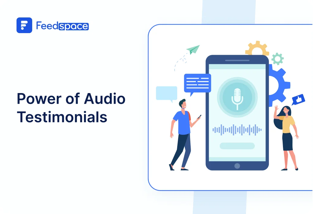 What is an audio testimonial