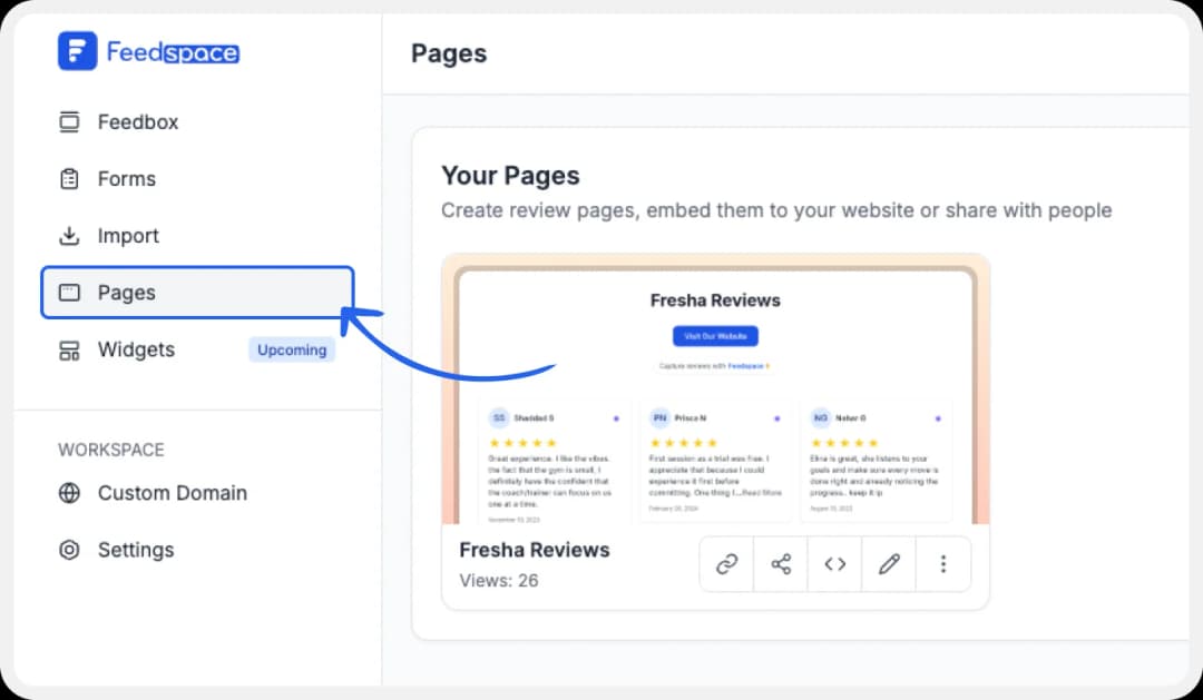 Highlighted view of the Promote button in the webpage