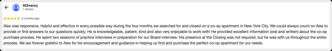 Review of real estate service for first-time home buyers by Christopher Squier