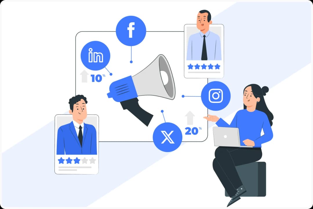 Share video testimonials on social media