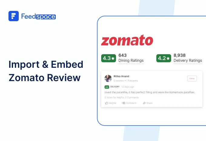 how to Add Zomato reviews on website