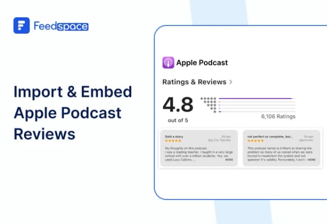 How to Embed Apple Podcast Reviews on Your Website?