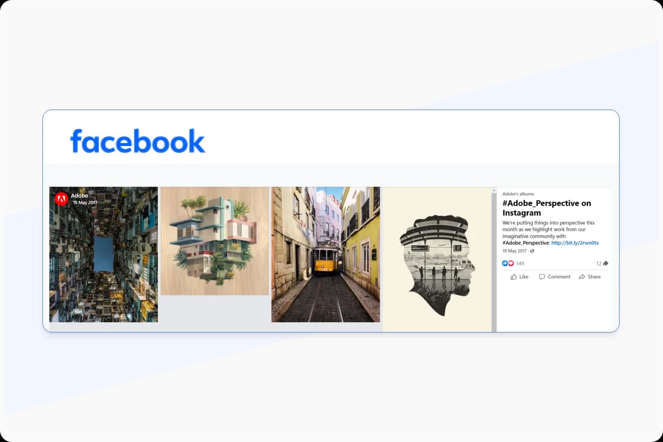 User Generated Content Examples from Adobe Showcasing Creative Art