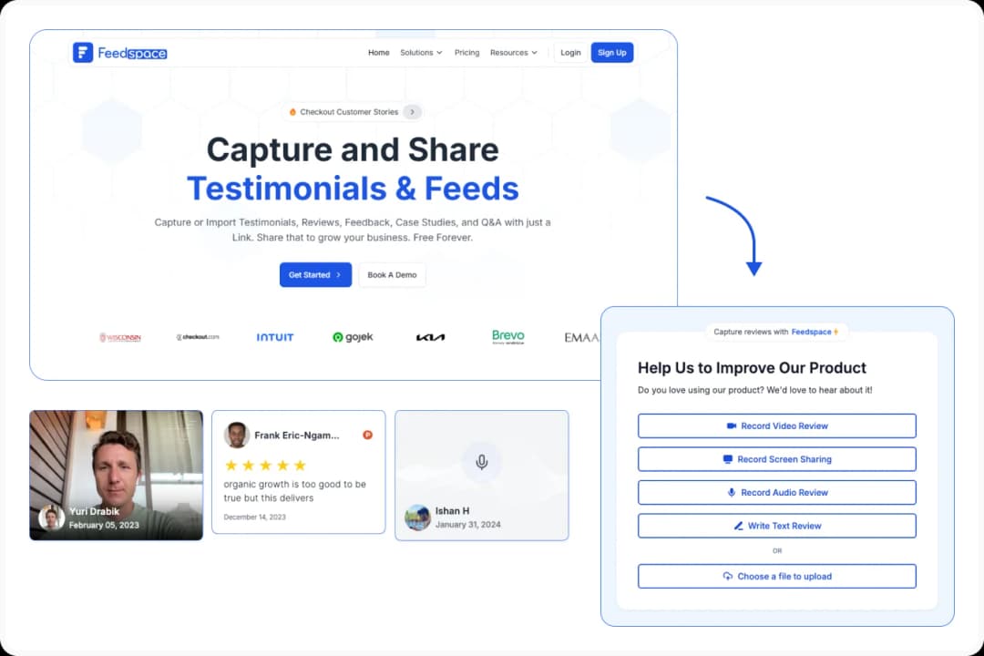 Video testimonial Software