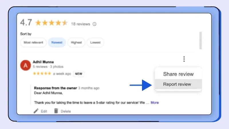 How to manage fake Google reviews