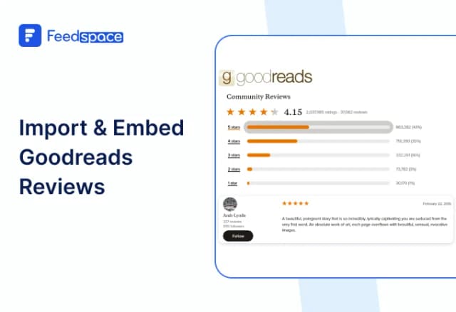 How to Embed Goodreads Reviews on Your Website?
