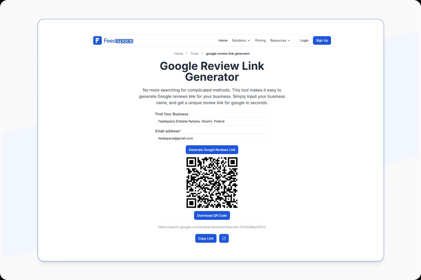 Guide to creating Google review links for customer feedback