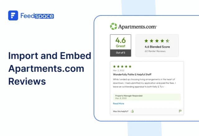 How to Import and Embed Apartments.com Reviews on Your Website?