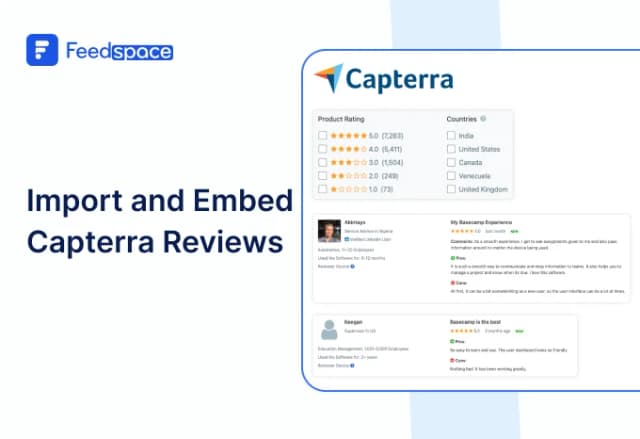 How to Import and Embed Capterra Reviews?
